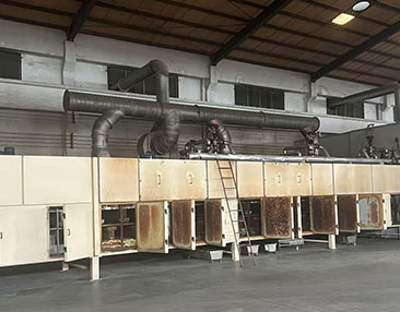 2025年6月10日广东江门新材料公司导热油锅炉系统清洗工程