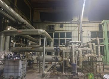 2025年7月5日河南洛阳15吨导热油系统清洗换油工程结束